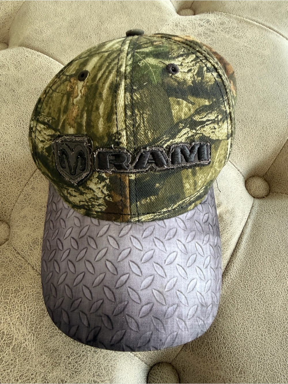 RAM Camo Men's Baseball Cap - Green Camouflage one size